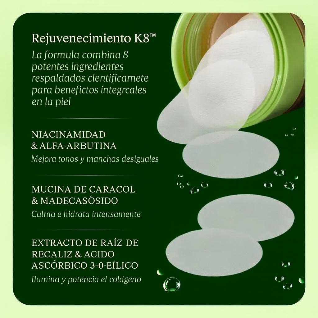 Jiyu: Pads Faciales Coreanos de Colágeno ✨