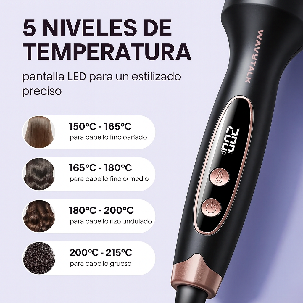 Wavy: Peinado de Salón en Casa 3 en 1